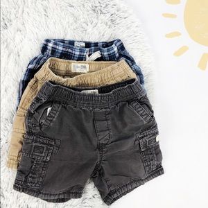 3 Pairs Children’s Place Shorts • (Boys 18-24 mo)